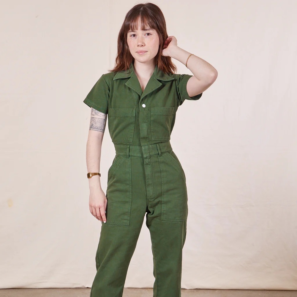Big Bud Press XS Petite Shortsleeve Jumpsuit